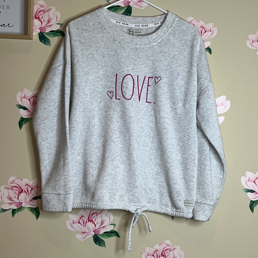 Rae Dunn Women's Crew Neck Pullover Love Sweater & Pants. BB-2